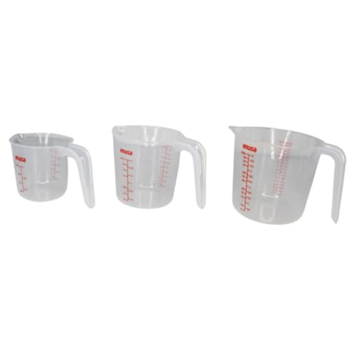 Set de 3 Vasos Medidores Plásticos Imusa 1, 2 y 4 tazas miniatura 1