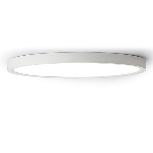 Image of LVL LED Ceiling Light 18W 1650lm Natural White 4000K Round D230mm Modern Surface Mount Ceiling Lamp for Living Room Hallway Kitchen Bedroom