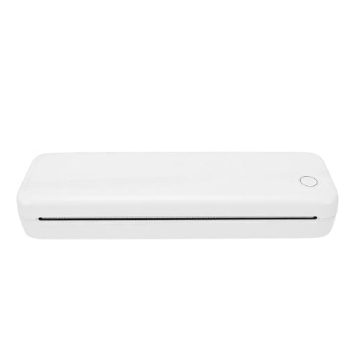 Image of Portable Thermal Printer, Wireless Bluetooth Mini A4 Printer with 2000mAh Battery No Ink Technology Compact Design for Travel Office Home