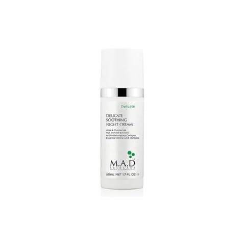 M.A.D Skincare Delicate Soothing Night Cream - For Sensitive Skin 1.7 oz. Cover