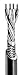 AVBcable.com Canare L-4E6S Star Quad Microphone Cable, 200M, Black