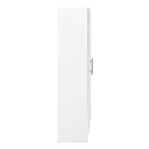 Image of Prepac Elite 24 inch Storage Cabinet, White Storage Cabinet, Bathroom Cabinet, Pantry Cabinet with 3 Shelves 16 inch D x 24 inch W x 65 inch H, WES-2464