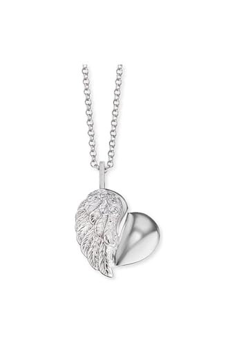 Engelsrufer chaîne argent ailes en cœur symbole d'amour unique