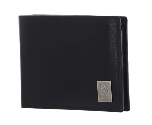 Horiz Wallet Dark Brown U.S. POLO ASSN. portefeuille homme chic