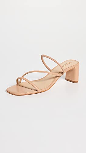 SCHUTZ Women's Chessie Mid Leather Sandals #TOP13