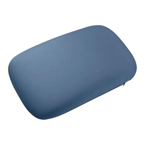 Genérico Almohada Pequeña de Camping - Reposacabezas Ergonómico,Almohada Ergonómica Portátil Plegable con Espuma con Memoria Transpirable para Vuelos, Senderismo y Hotel