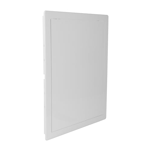 Repa Market 300 x 400 mm Pannello di Accesso in Cartongesso - Portello di Ispezione in Plastica Bianca per Pareti e Soffitti, Pannello per Bagno e Copertura Armadio per Scatole Fusibili Bocchetta