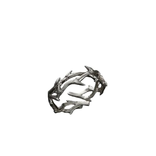 Bague punk irrégulière thon cadeau créatif original pour les amoureux