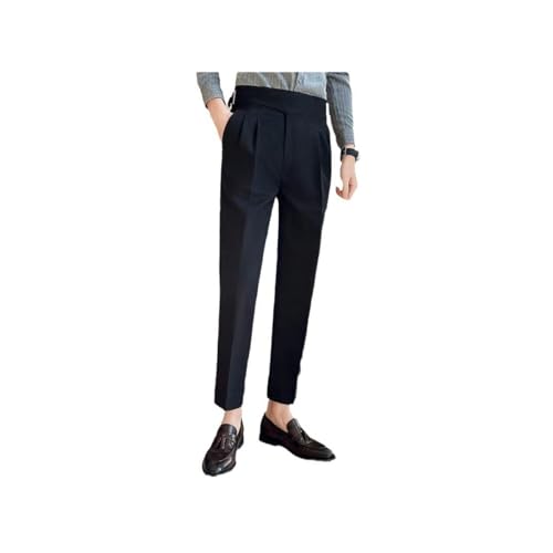 Pleated Pants Men, Mens Pleated Dress Pants, Men's High Waisted Pleated Pants, Quick Dry Pleated Dress Pants