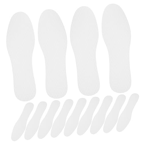 MOTHNUR 20 pares Plantillas Desechables Finas para Zapatos Deportivas y Botas Absorbentes de Sudor Transpirables y Elásticas para Mujer y Hombre Comodidad y Soporte para Uso Diario y