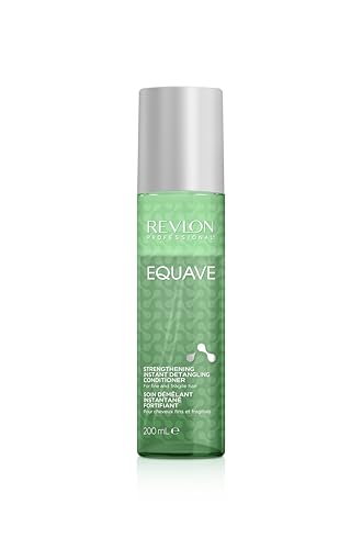 REVLON PROFESSIONAL EQUAVE Strengthening Instant Detangling Conditioner, 200 ml, entwirrender Leave in Sprühconditioner für feines & brüchiges Haar, 2-Phasen Haarpflege mit Hitzeschutz