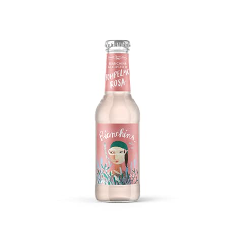 Gin Primo - Bianchina Pompelmo Rosa - Soda - Bibita Agrumata - 24 bottigliette da 20cl