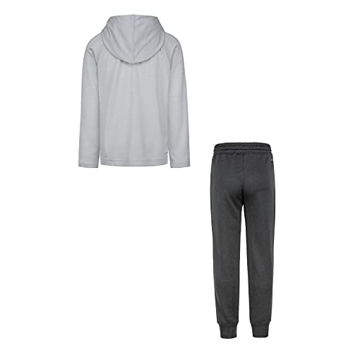 Image of Hurley boys Long Sleeve Soft Basic Cloud Slub T-shirt and Shorts 2-piece Outfit Set