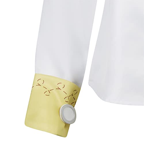 Jessie Woody Costume Shirt,Adult Cowboys Halloween Button Down Long Sleeve Casual Shirt for Women Men