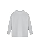 Trendy Boy Jungen Thermo-Oberteil mit Fleece-Futter – Langarm-Baselayer mit Stehkragen für kaltes Wetter (3-4 Years, LY134-Grey)