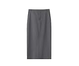Camiseta sin mangas adelgazante con cuello en V para mujer, parte superior dividida, falda larga simple, conjunto de falda casual, Parte inferior, S