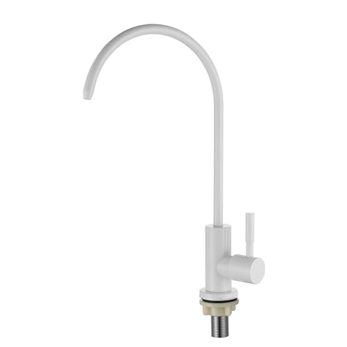 Robinet évier en acier inoxydable blanc pour filtre de cuisine