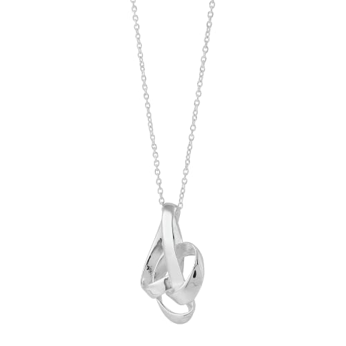 Silpada 'Tied Up' Pendant Necklace in Sterling Silver, 16" + 2"2