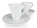 Produktbild SPAL Espressotassen Set Loop -2er Set - 70 ml  feinstes Porzellan aus Manufaktur- Mokkatassen (2)