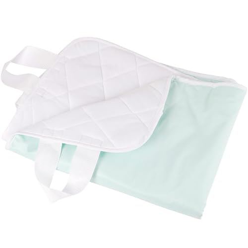 Image of DMI Waterproof Sheet to be Used as a Bed Pad, Mattress Protector, FSA and HSA Eligible, Furniture Cover or Seat Protector with Quilted Slide Sheet and 4 Layers of Protection, With Straps, 28 x 36