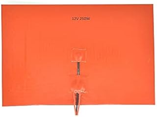 Davitu Wires & Cables - 12V 250W A4 size Silicone Heater Pad 200*300mm Size - (Specification: 12V-1.2Ohm)