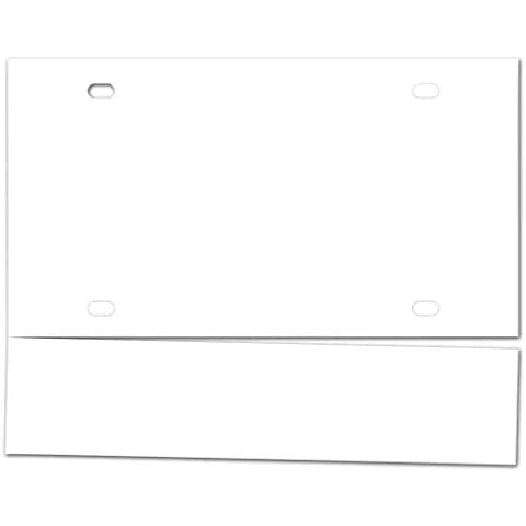 Donkey Auto Products Car Dealer - Printable Tear Resistant Temporary Tags License Plates (100 per Pack) (1 Perf / 5 Mil) Cover