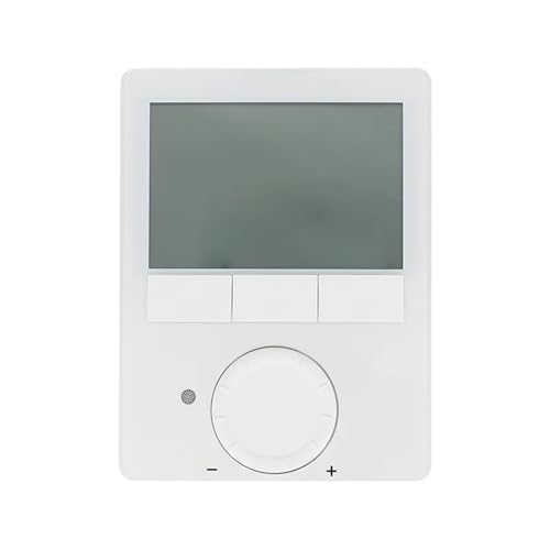JKDND Compatible con Siemens RDG160TU Termostato Ambiente De Pared con LCD Y Sensor De Humedad E Interruptor De Control Incorporados