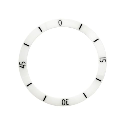 ROUREOX 38mm Inserto Bisel Cerámica Estilo Moderno   Marcador 0 Único Custom para Seiko SKX007 Series A1