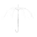 Amazon Basics Clear Umbrella for Rain, Round Bubble Umbrella for Wedding, With Wide Coverage (35