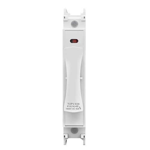 Porte-fusible TOPV-63X 1P 1500V avec indicateur LED intégré pour protection solaire