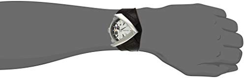 Image of Fastrack Quartz Analog White Dial Leather Strap Watch for Guys-NP3022SL01