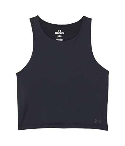 Débardeur court fille Under Armour Motion noir taille M pour le sport
