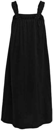 ONLY, Kadın, ONLMAY S/L MIX DRESS JRS NOOS, Elbise, Siyah, S - Görsel 4