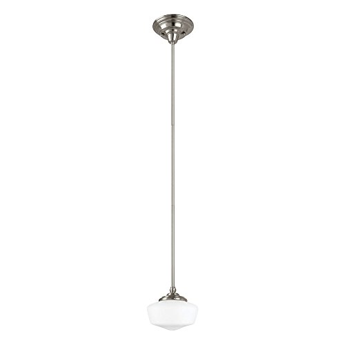 Sea Gull Lighting 65436-962 Academy Pendant Hanging Modern Fixture, Medium One Light, Heirloom Bronze