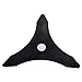 Produktbild Dickichtmesser 3 Zahn Messer für Motorsense, Ersatzmesser Klinge für Freischneider, Durchmesser 255 mm/Bohrung 25,4 mm/Dicke 1,5 mm Dickichtmesser mit 3 Schneidern