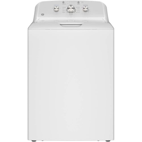 GE GTW385ASWWS 4.3 cu. ft. Top Load Washer in White with Dual Action Agitator