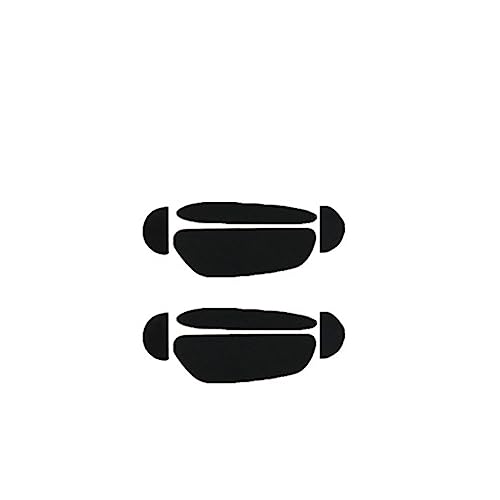 Confezione da 2 piedini di ricambio per mouse con bordi arrotondati e curvi per mouse da gioco 2S/3