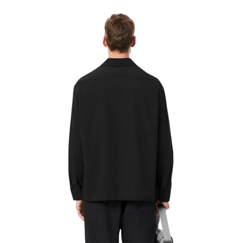 Lacoste Men's Relaxed Fit Embossed Croc Woven Shirt3