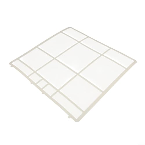 Gdfnmogo Pantalla de filtro de aire acondicionado, cubierta antipolvo para colgar aires acondicionados, diseño de malla de plástico para acumulación de polvo, compatible (32,2 x 31 cm)