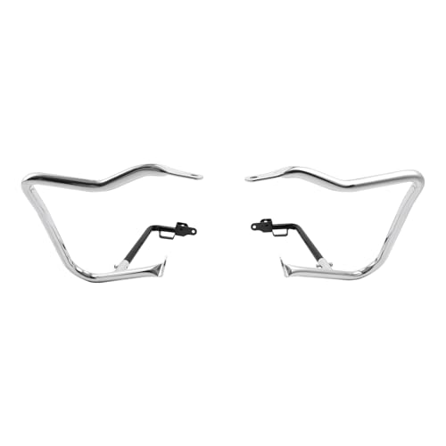 Barra de soporte y protección para alforjas compatible con Harley 2023-2025 CVO Road Glide FLTRXSE, Street Glide FLHXSE, Road Glide FLTRX, Street Glide FLHX y FLHXU, cromada miniatura 6