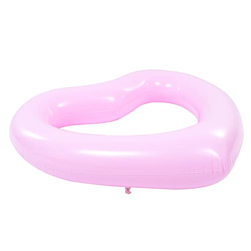 JOINPAYA 90cm Heart Shape Pool Float Inflatable Pool Ring for Adults Beach Party Swim Ring Sturdy Safe