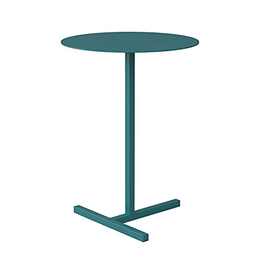 Mesa auxiliar, mesa auxiliar de té, mesa auxiliar, mesa de centro redonda nórdica, mesa de salón, mesa de noche, moderna y minimalista, para balcón, mesa de centro, varios colores para elegir