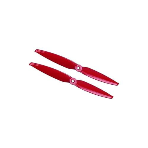 Hélice pour drone FPV 7 pouces bipale rouge 7042 longue portée x8