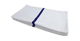 22x44, 24x48 Blue Stripe Bath Towels Pool Towels Hotel Towels 100% Cotton 24-Pack, 36-Pack,120-Pack (120, 22X44)