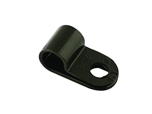 Clips en Nylon Noir 12 mm CONNECT LAS30353 pour fixation de pare-chocs et panneaux