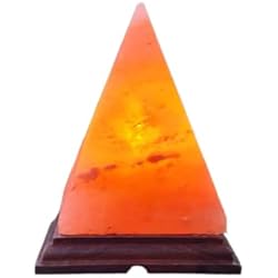 Lamparas De Sal Con Formas Saltbay Lámpara de sal del Himalaya Pirámide Tamaño L con regulador de luz
