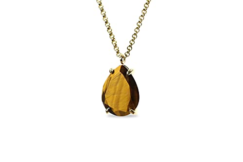 Collier oeil de Tigre en or à superposer pour un style bohème chic au quotidien