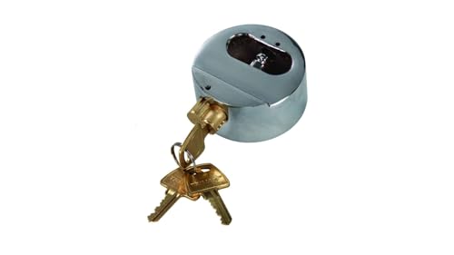 Image of Trimax 2 Piece Trailer Door Hasp and Internal Shackle Door Lock | Easy Installation | Weather Resistant | Maximum Security | THSP2C THPXL