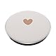 Beigefarbenes, handgezeichnetes Herz, minimalistisch, cremefarben PopSockets Klebender PopGrip