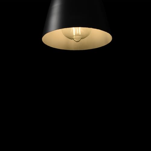 Image of BENE Hawaii Pendant Lamp, Mild Steel Indoor Modern Hanging Lamp, E-27 Base Ceiling Hanging Light for Home Decor, Kitchen, Living Room, Bedroom, 14 cm (Black, Pack of 1 Pc)
